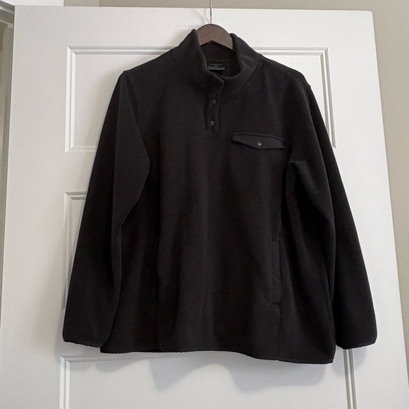 32 Degrees Sweaters - 32 Heat Black Fleece Pullover XL